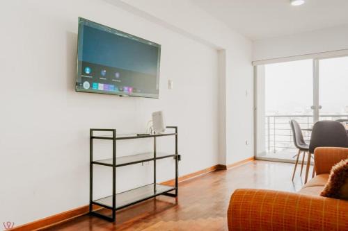 Surquillo Apartment | Elegant 3BR Balcony in Surquillo