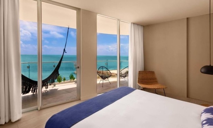 Downtown Cancun Hotel | Elegant Beach Suite w/Spa Access, Swimming Pool & Marina Views Near Golf