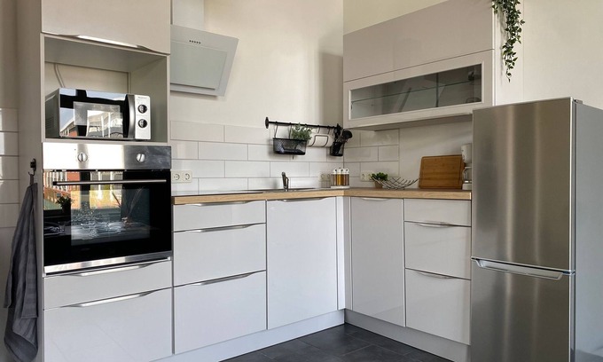 Magdeburg Apartment | Elegante Loft Ferienwohnung - Doppelzimmer