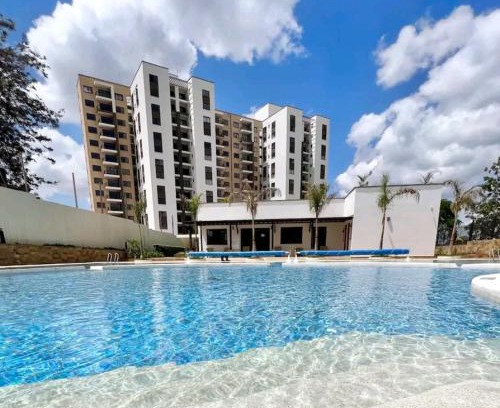 Nairobi Apartment | Emaza Lux Stylish, Modern 1 Bedroom Apartment, Pool & Gym, at Mi Vida Garden City