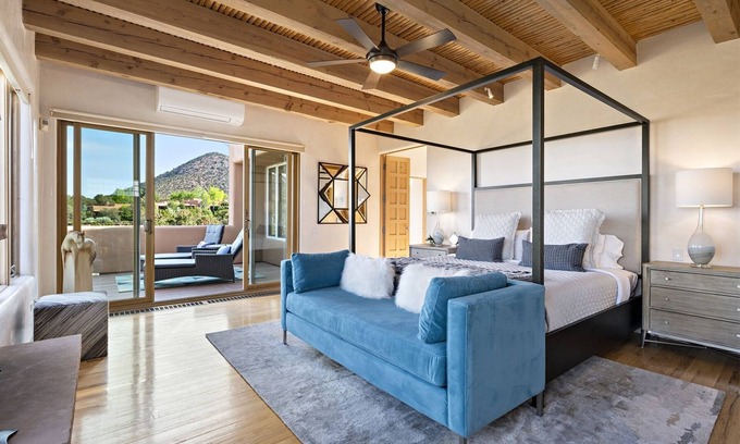 Santa Fe House | Enchantment - Views, Four Fireplaces, Hot Tub