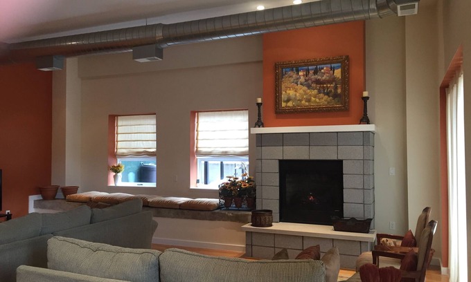 Shorewood-Tower Hills-Harbert Condo | Enjoy a book, glass of wine in a luxury loft or an amazing Lake Michigan sunset!