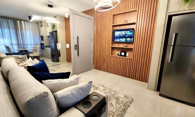 Jardim dos Estados Apartment | Estúdio Luxuoso no Vertigo com Smart TV na Cama