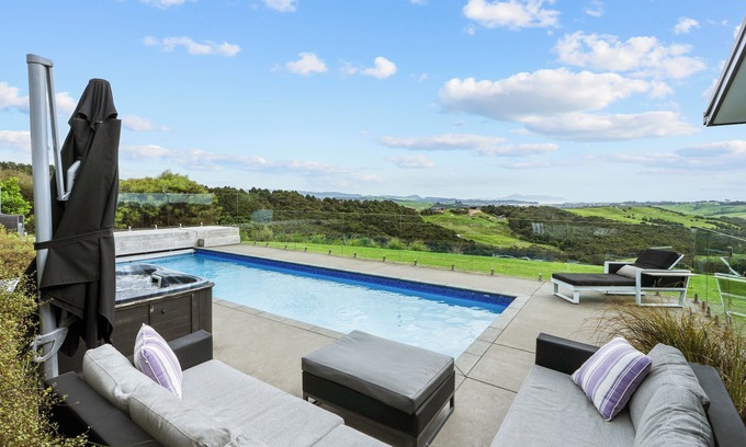 Mangawhai House | Exclusive home with uninterrupted views of the Hen & Chicks, set in Native Bush