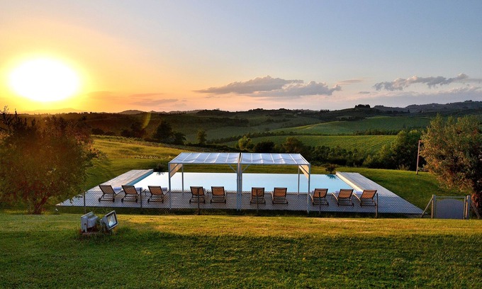 Certaldo Villa | Exclusive panoramic villa with private pool between Florence and Siena.