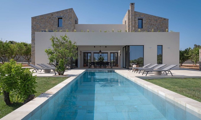 Skaleta Villa | Exquisite Crete Villa | Villa Laurel | Large Private Pool | Modern Furnishing |.