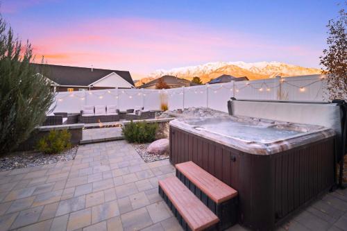 Orem House | Fall Family Retreat with Custom Sauna Theatre Lux MTN Spa Pool and Poker tables Stocked Kitchen and MORE
