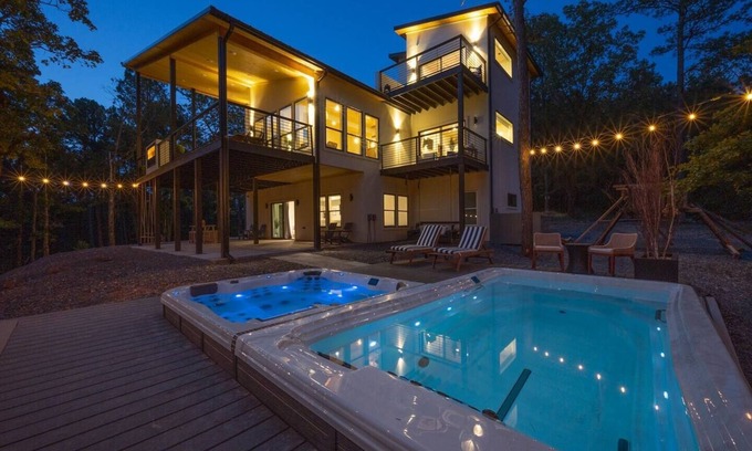 Broken Bow Cabin | Family Haven Private Pool Pondside Vibes