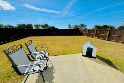 Crowley House | Fenced Yard Foosball Putting Green