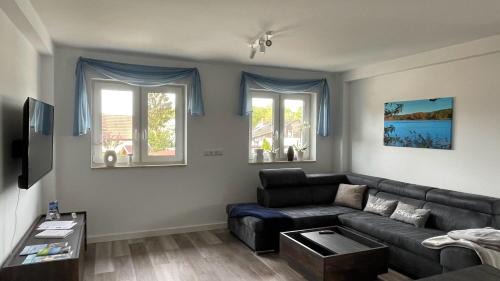 Senftenberg Apartment | Ferienhaus Helfert FeWo2 mit eigener Terrasse