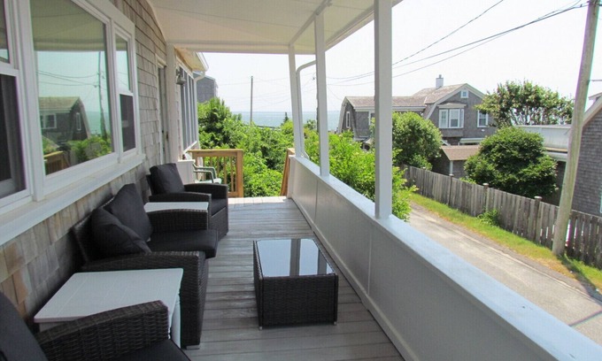 Falmouth Heights House | FHOGAN: Falmouth Heights 5 bedrooms and 2 full baths with distant water views
