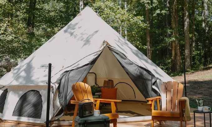 Travelers Rest RV Rental | Field Trip Unit 7 Small Bell Tent