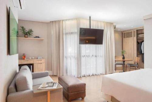 Itaim Bibi Hotel | Flat com DUAS suítes dentro do Hotel Address Faria Lima