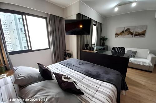 Moema Hotel | Flat Hotel Moema Av. Rouxinol (Apto 508)