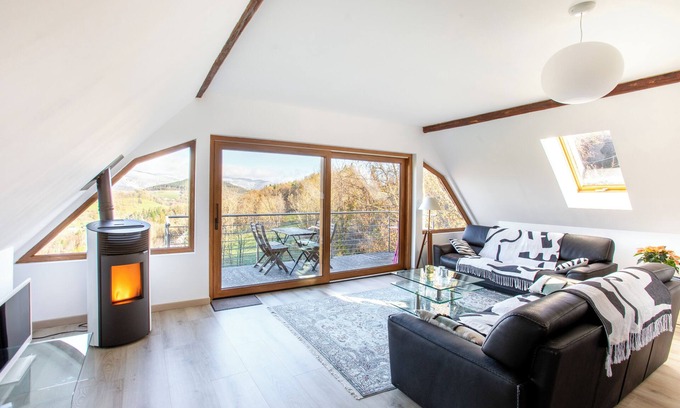 Orbey Apartment | Gîte de la Grande Vallée - Exceptional view of Orbey and its valley