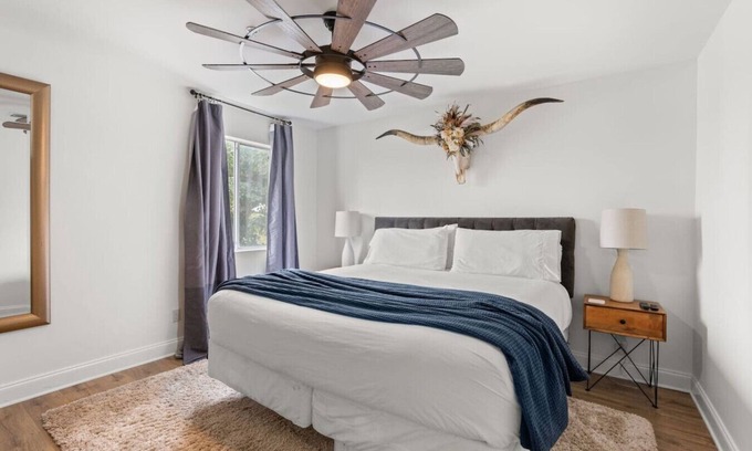 East Bank Condo | Game Changer: Condo with Stadium Views!