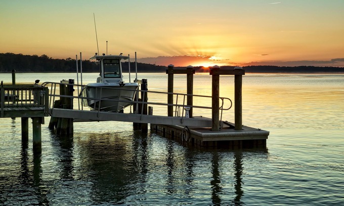 Lawton Woods House | Gated Sea Pines home with private pool & large patio - near beaches & golf