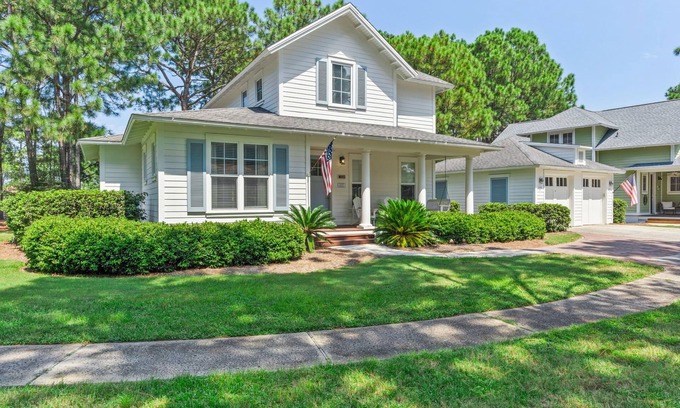 Laurel Grove House | Get A Free Night! Charming Home With 6 Seat Golf Cart! Grill*Patio/Outdoor Space