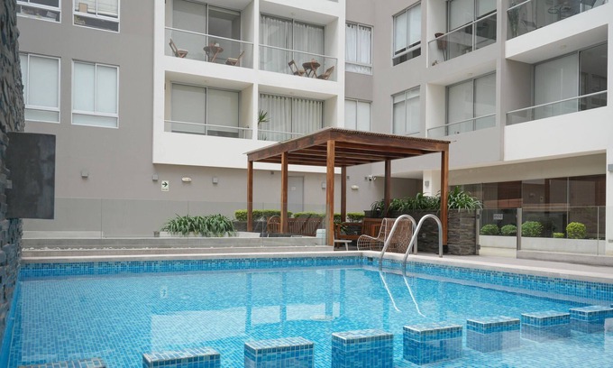 Barranco Apartment | GLOBALSTAY. Martino 2BR Apartments. Sea View, Pool, Gym, BBQ