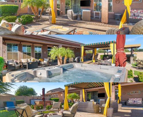 Glenmont Estates House | Goodyear Gem Jacuzzi Grill Outdoor Oasis