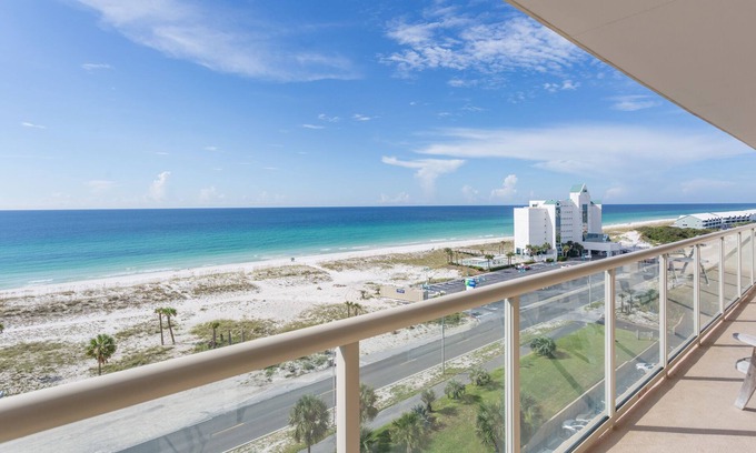 Villa Sabine Condo | Gorgeous Views of the gulf from the balcony!
