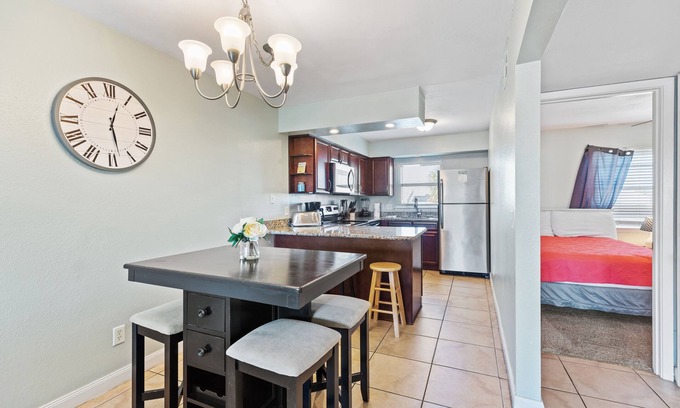 Pensacola Beach Condo | Great condo in Villas by the Gulf A-2! Sleeps 6-8! 3 min walk to the beach!