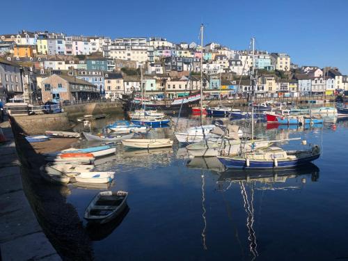 Brixham Apartment | Harbour View Ground Floor Flat with Private Parking, only 5 Mins walk to harbour