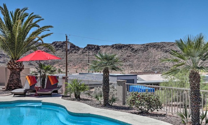 Lake Havasu City House | Heated Pool, Spa and Mtn Views Lake Havasu Home!