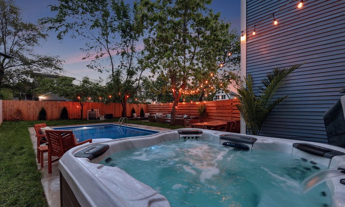 College Hill House | Heated pool & spa, luxury Oasis, centrally located, 5-bed & 3.5 bath