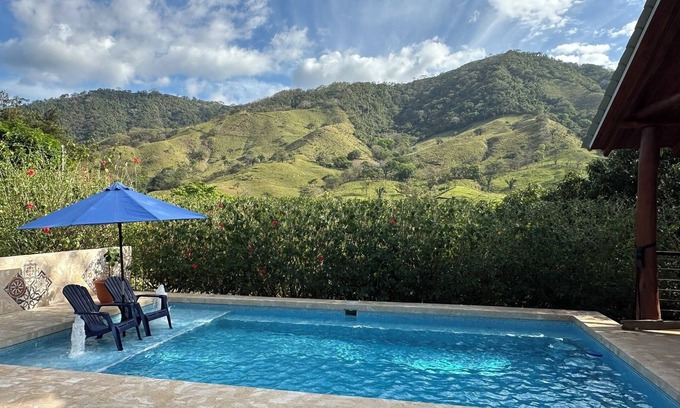 Belen de Nosarita Cottage | Hidden Paradise - Private Pool, Mountain View, Wi-Fi, AC, 30 min to Samara Beach