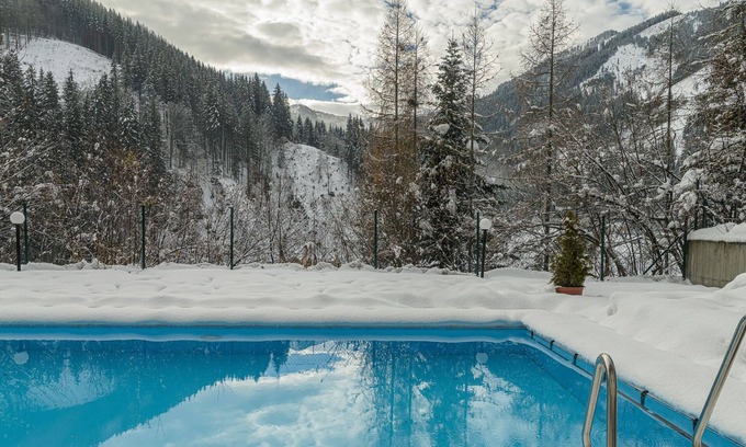 Viehhofen Apartment | Hilltop apartment in Viehhofen with hot tub