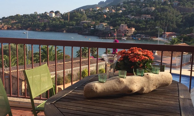 Espero-Pax Apartment | Holiday Apartment with garden and swimming pool seaside - Théoule-sur-Mer
