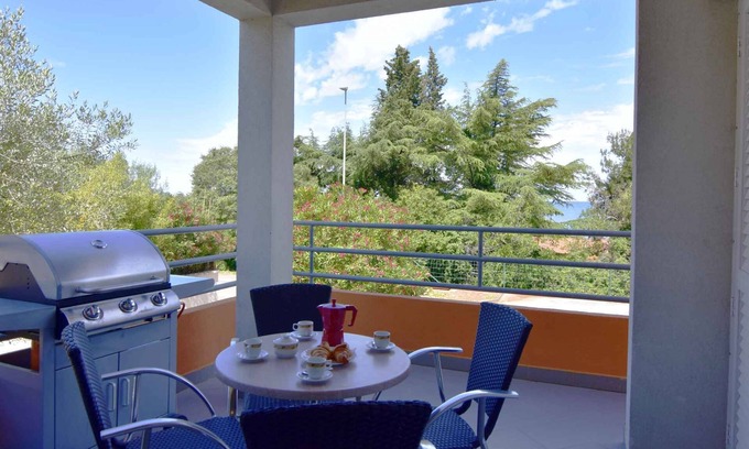 Dajla Apartment | Holiday apartment 150 m from the beach with barbecue and wifi