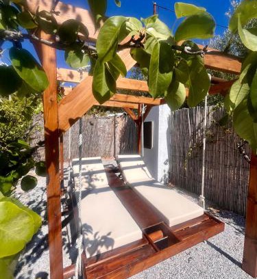 Pythagorio House | Holiday Oasis with Private Magnesium Mineral Pool, Hammam-style Bath, Mini Golf