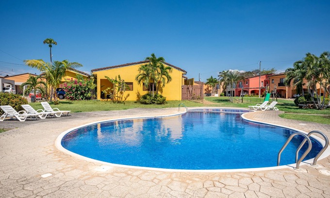 Villarreal House | Home in a gated community with outdoor pool, patio, grill, streaming, W/D, & AC