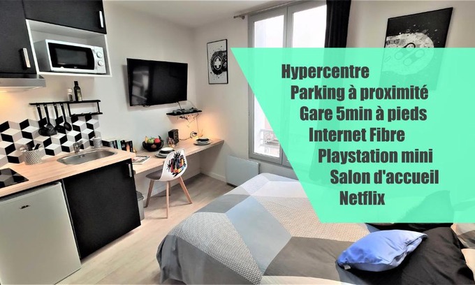 Centre Ville Apartment | Home&Work 101 - HYPERCENTRE - Parking à proximité