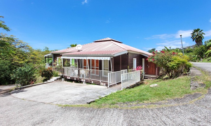 Bouillante House | Homerez - 150 m away from the beach! Beautiful bungalow for 4 ppl. at Bouillante