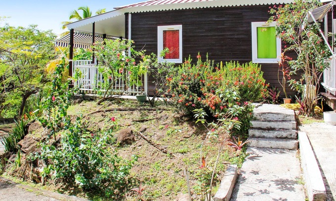 Bouillante House | Homerez - 150 m away from the beach! Beautiful bungalow for 4 ppl. at Bouillante