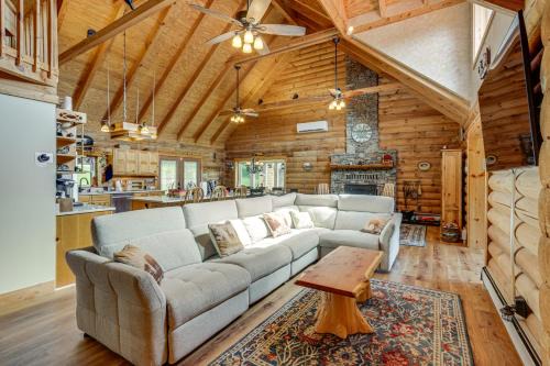 Crellin House | Hot Tub, Game Room and Fall Views Deep Creek Cabin