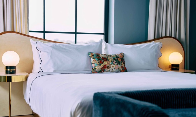 East Market District House | Hotel Genevieve, Petite King Room, Classic Elegance! Pets Allowed!