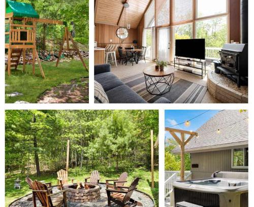 Mount Jackson Ski Chalet | HotTub, FirePit, Grill, Deck, Playset & WiFi