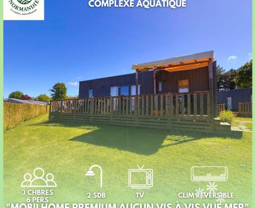 Houlgate Other | Houlgate - 254 - RARE VUE MER Magnifique Mobilhome 6 pers 3 chambres 2 SDB sur Camping 5 étoiles