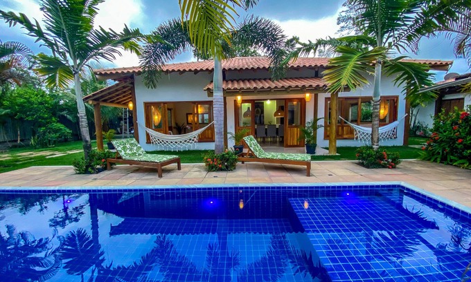 Trancoso House | House Green Coconut Trees