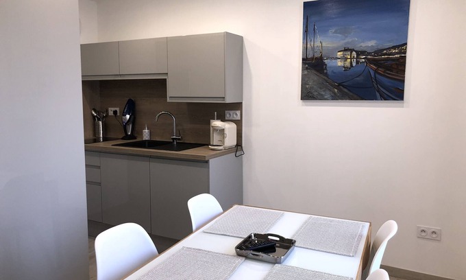 Fecamp House | House renovated in 2018/2 bedrooms/4 pers/seaside/Beds made on arrival