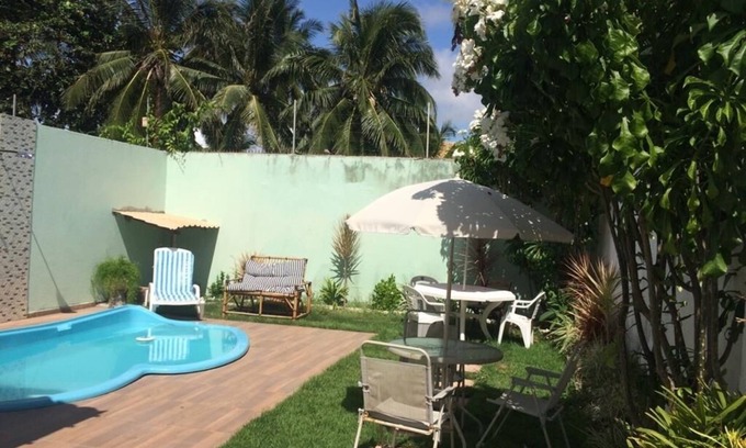 Pouso Alegre Buraquinho House | HOUSE WITH POOL ON THE BEACH