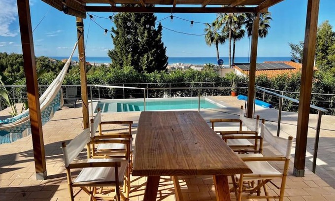 Denia House | House with swimming pool and amazing sea and mountain views in Montgó, Denia