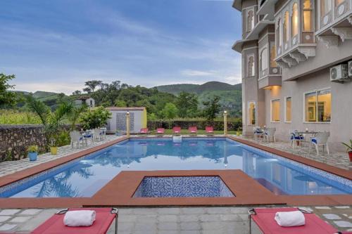 Udaipur Hotel | Jag Aravali Resort Udaipur by NAINA STAYCATION - Best for Corporate Events - Family Resort - Swimming pool - gardens