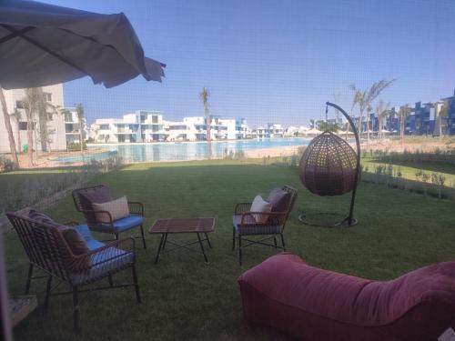 Shurtah al-Dakhlah Ski Chalet | Joynant Fouka Bay-3BR Lagoon View-North Cost