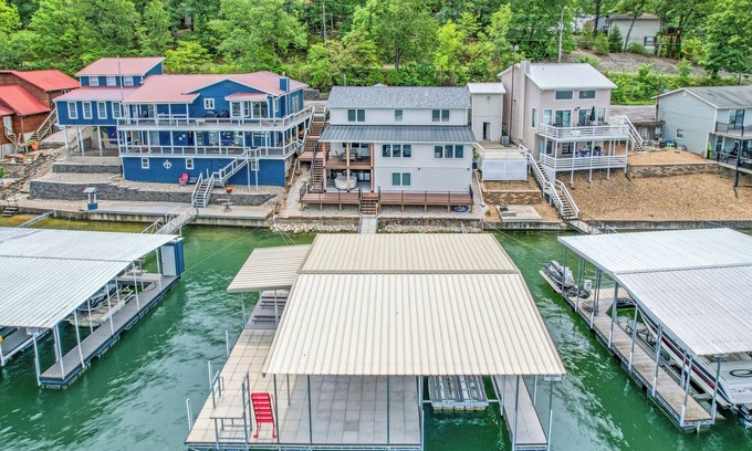 Rocky Mount House | Just Dock It | Lakefront Luxury for the Whole Family | Sleeps 14+ | Private Dock + Game Room