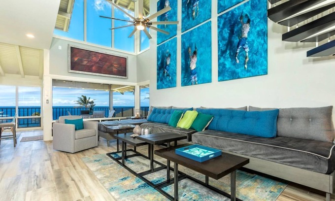 Napili Apartment | K B M Resorts: Kapalua Bay Villa Kbv-32b2, Gorgeous Remodeled Ocean View 2 Bedrooms, Includes Rental Car!